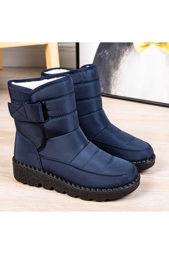 Snow Boots for Womens: Warm Fur No-slip Winter Woman Ankle Booties