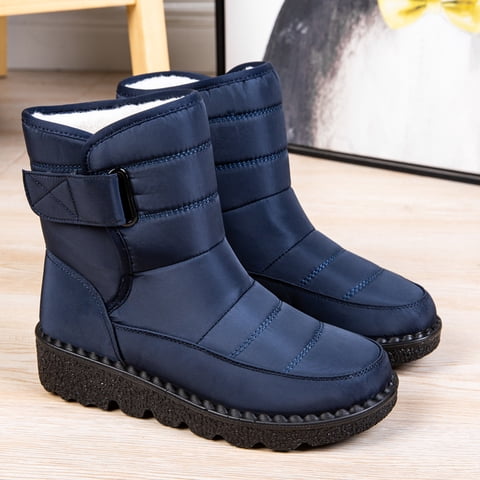 Snow Boots for Womens: Warm Fur No-slip Winter Woman Ankle Booties