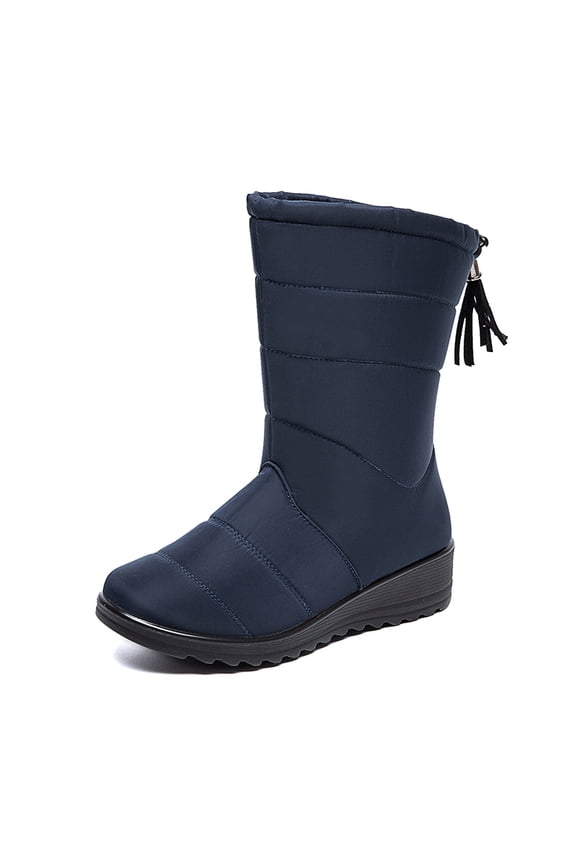 Snow Boots for Womens: Warm Fur No-slip Winter Woman Ankle Booties