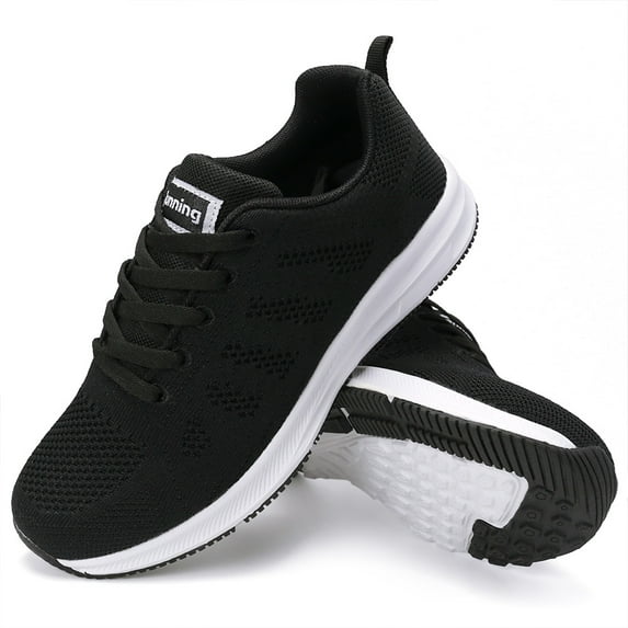 Ablanczoom Women Casual Sneakers Walking Shoes Lace-up Comfortable Non-Slip Lightweight Breathable Mesh Sports Tennis Running Shoes