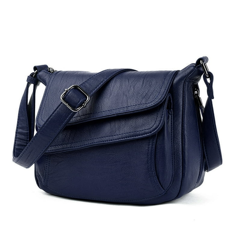 Dochais Crossbody Bag for Women Trendy Wide Strap Shoulder Bag