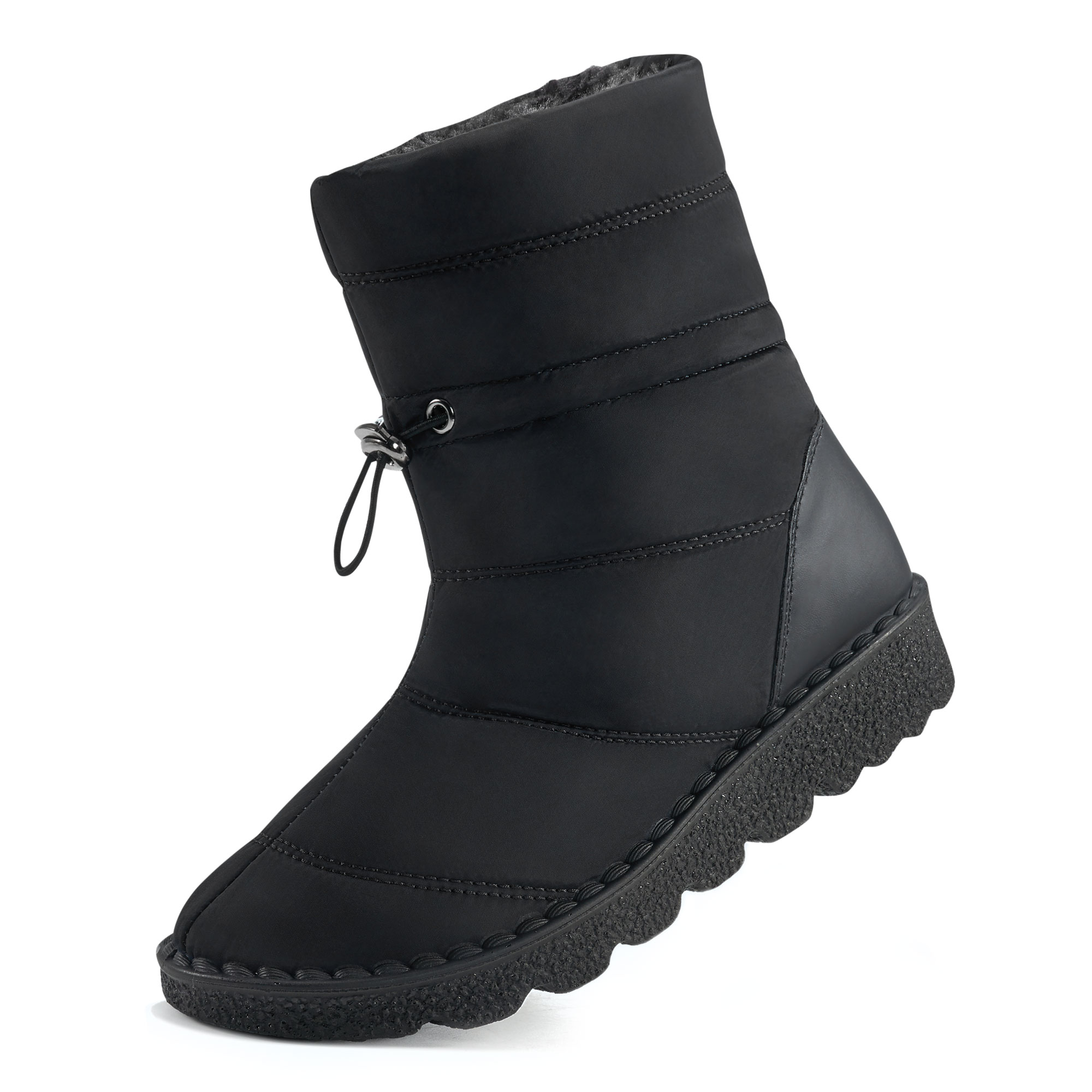 OKBOP Women's Lowheeled Ankle BootsWinter Hiking Christmas Retro
