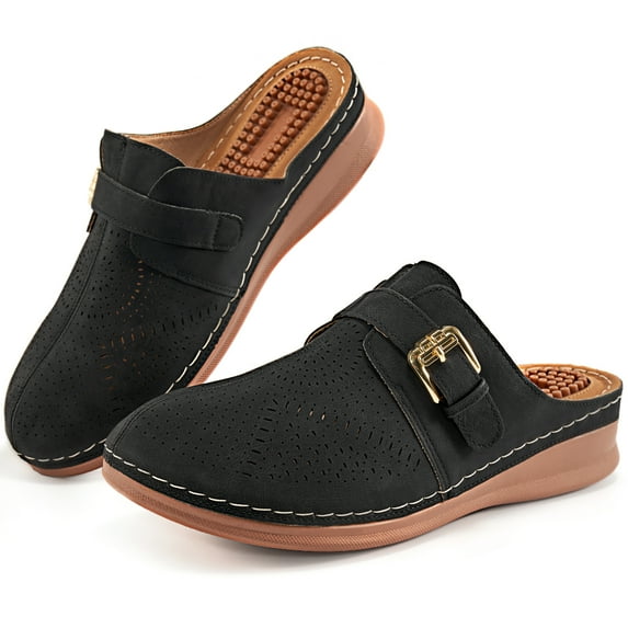 Ablanczoom Womens Sandals: Arch Support Comfortable Summer Platform Wedge Shoes