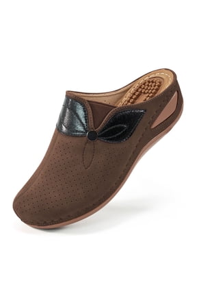 Clogs for Women Mules Shoes: Womens Slides Sandals Comfortable Wedge Platform Shoes