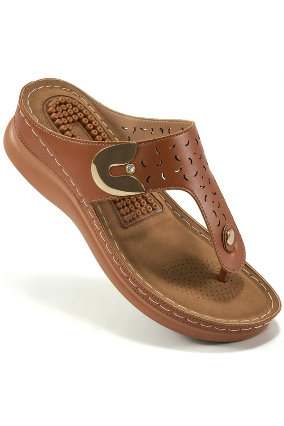 Womens Sandals Flip Flops Platform & Wedge Sandals for Women Slides Shoes