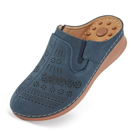 Ablanczoom Womens Sandals Massage Closed Toe Wedge Platform Sandals for Women Shoes