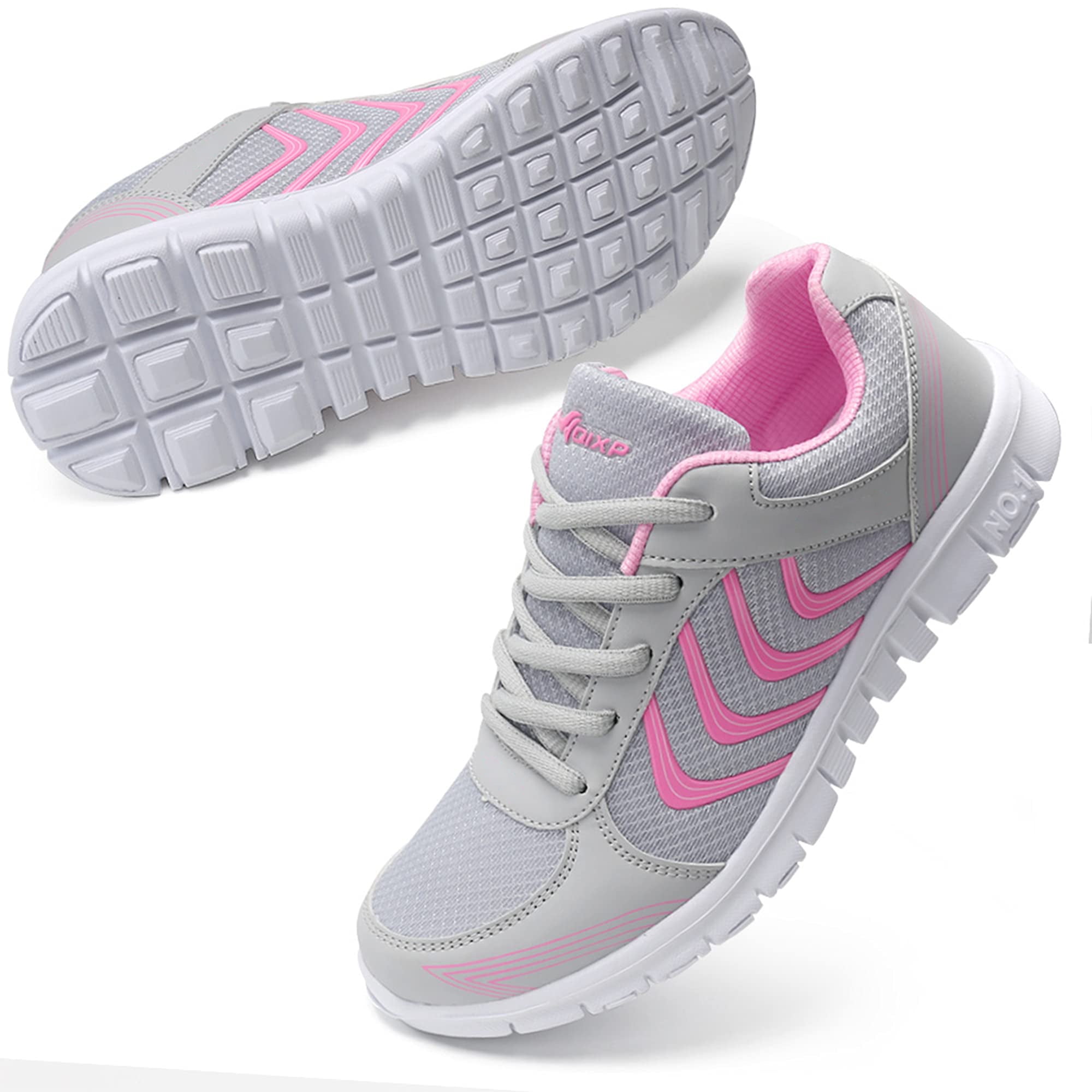 I AM Series Women's Mesh Sneakers - Dark Grey Lightweight Athletic Shoes main image 1