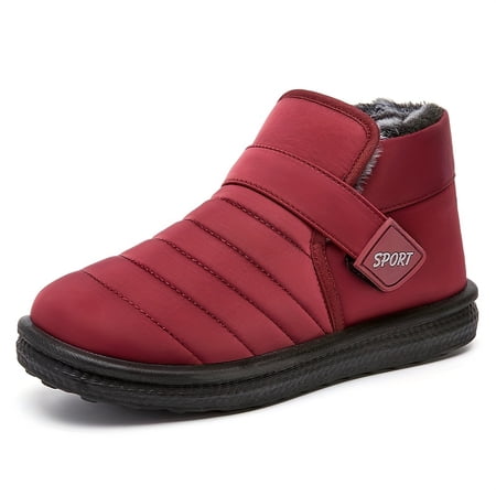 Ablanczoom Womens Snow Boots: No-slip Warm Fur Winter Woman Ankle Booties
