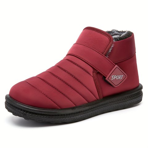 Ablanczoom Womens Snow Boots: No-slip Warm Fur Winter Woman Ankle Booties