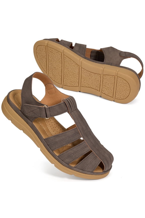 Flats Sandals for Women: Comfortable Dressy Womens Sandals Arch Support Wedge Summer Shoes