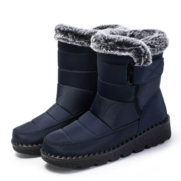 Ablanczoom Snow Boots Women: Winter Shoes Woman Ankle Outdoors Booties with Warm Faux Fur