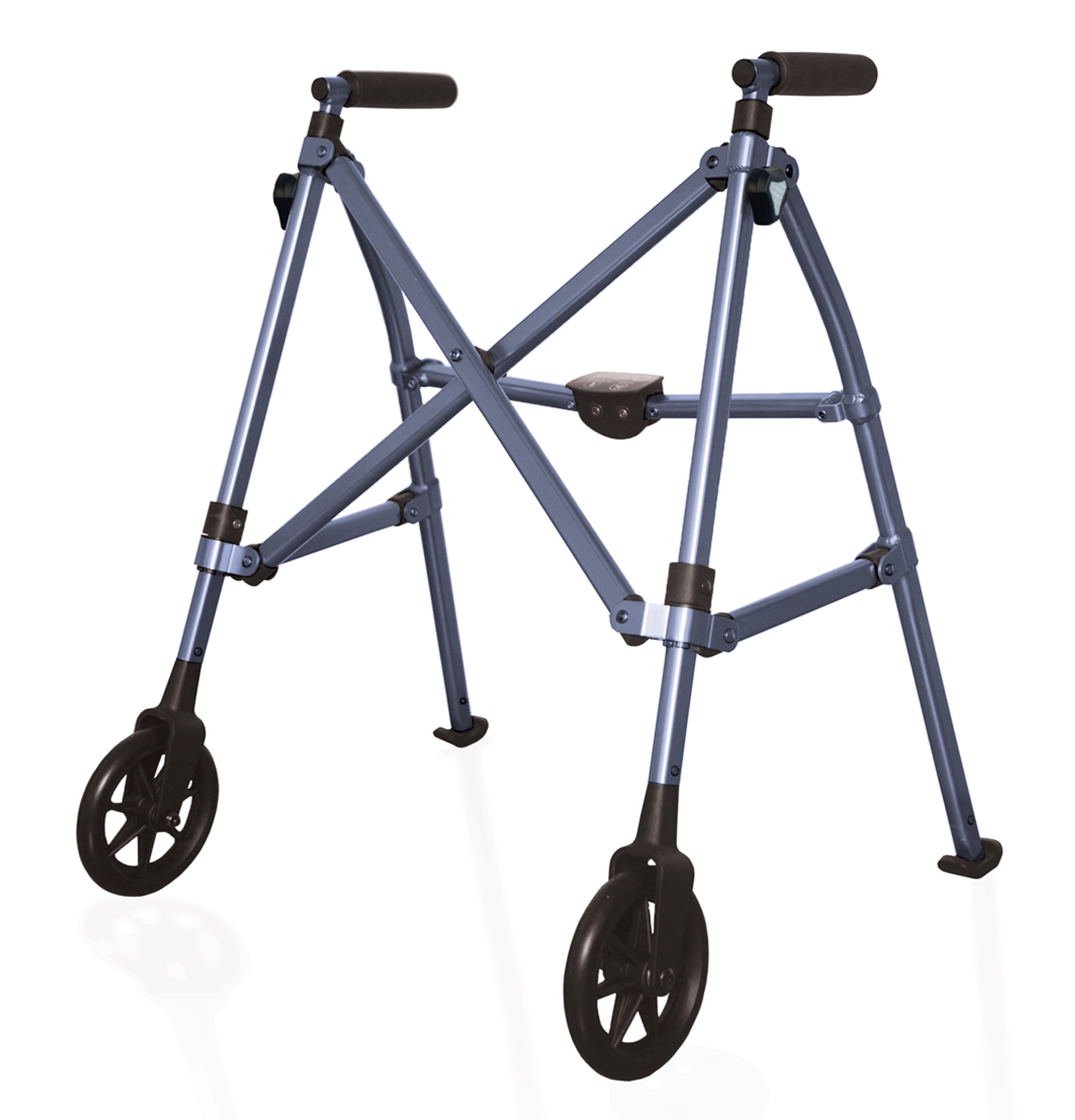 Able Life Space Saver Walker Short, Lightweight Folding Walker for