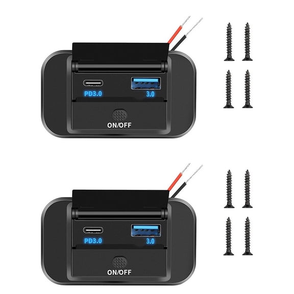 Able To Power Multiple Devices 12V For Qc3 0 For Pd3 0 Usb Charger Outlet