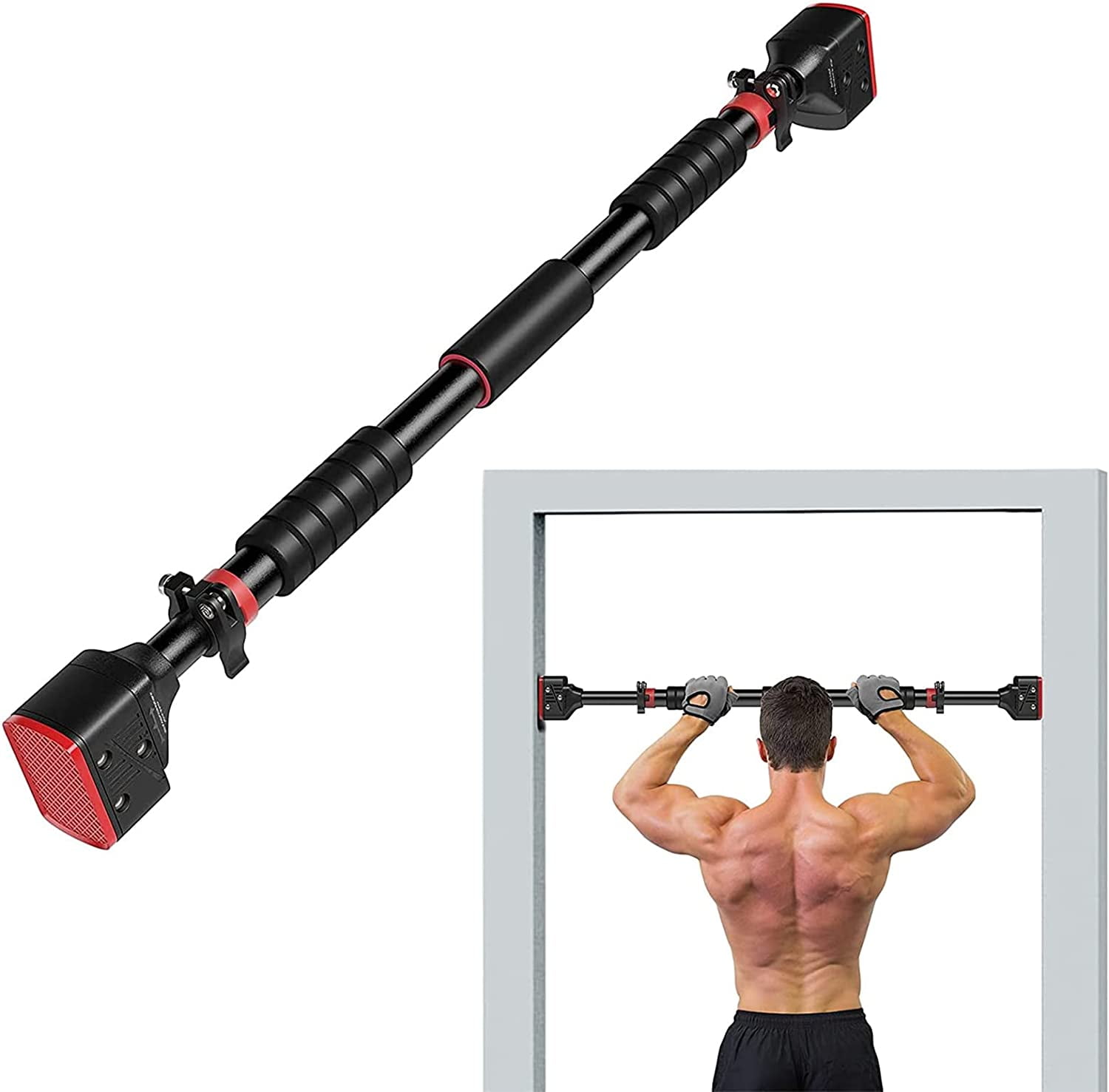 AbleFitness Doorway Chin Up Bar Pull Up Bar Exercise 28