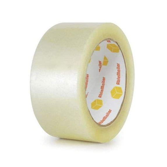 AbleMailer Clear Packing Tape Heavy Duty Sealing Adhesive for Moving, Packaging, Shipping, Office & Storage