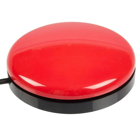 AbleNet Buddy Button Switch Red - Assistive Technology Interactive Switch for Communication and Accessible Play - Product# 57100