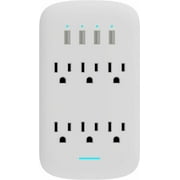 Able Power 6-Outlet 4 USB Port Surge Protector