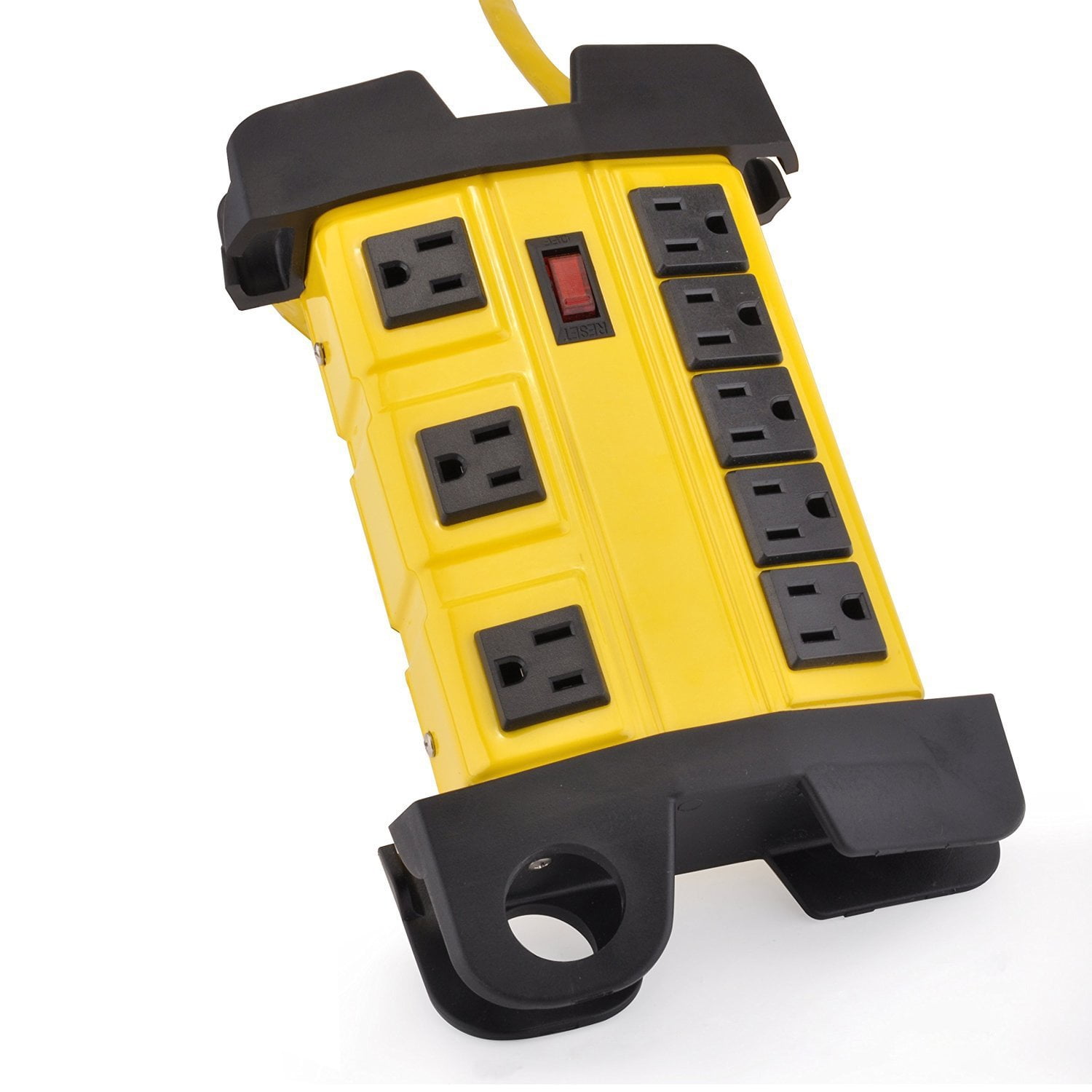 AblePower 8 Outlet Metal Power Strip Surge Protector 3ft 15A 125V 300J
