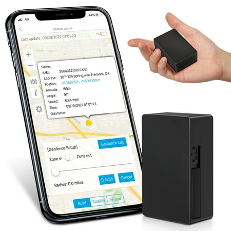 Ablegrid 4G Real-Time Small Hidden Magnetic GPS Tracker with 1-Month Data Plan GPS Locator