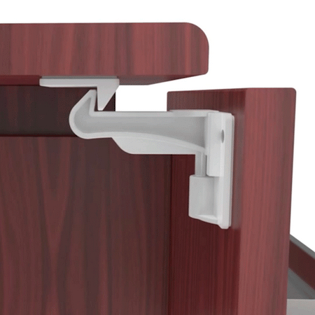Cabinet Locks Child Safety, ABLEGRID 10 Pack Invisible Baby Proof Drawer Cabinet Locks Latches - Easy Install No Drill No Tool No Key Needed