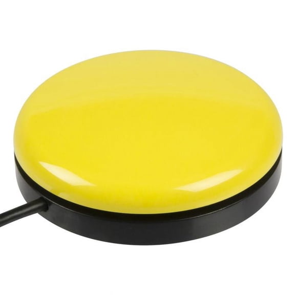 AbleNet Buddy Button - Durable Adaptive Switch for Accessibility Color: Yellow