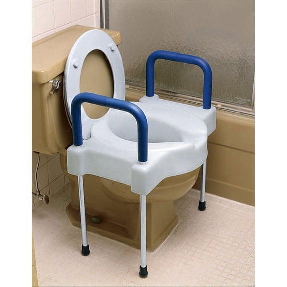 Ableware 725882000 Extra Wide Tall-Ette Elevated Toilet Seat with Legs