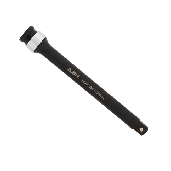 Abn 1/2 Inch Drive 8 Inch Long Torque Limiting Socket Extension Bar  Silver