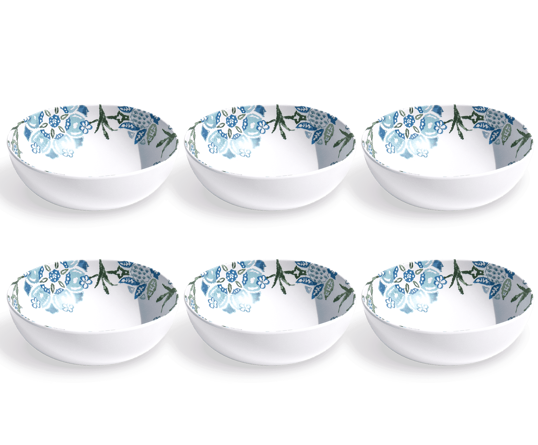 Abode Homewares by TarHong Hana Ikat Cereal Bowl, 7