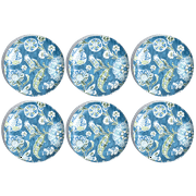Abode Homewares by TarHong Hana Ikat Salad Plate 8.5", Set of 6