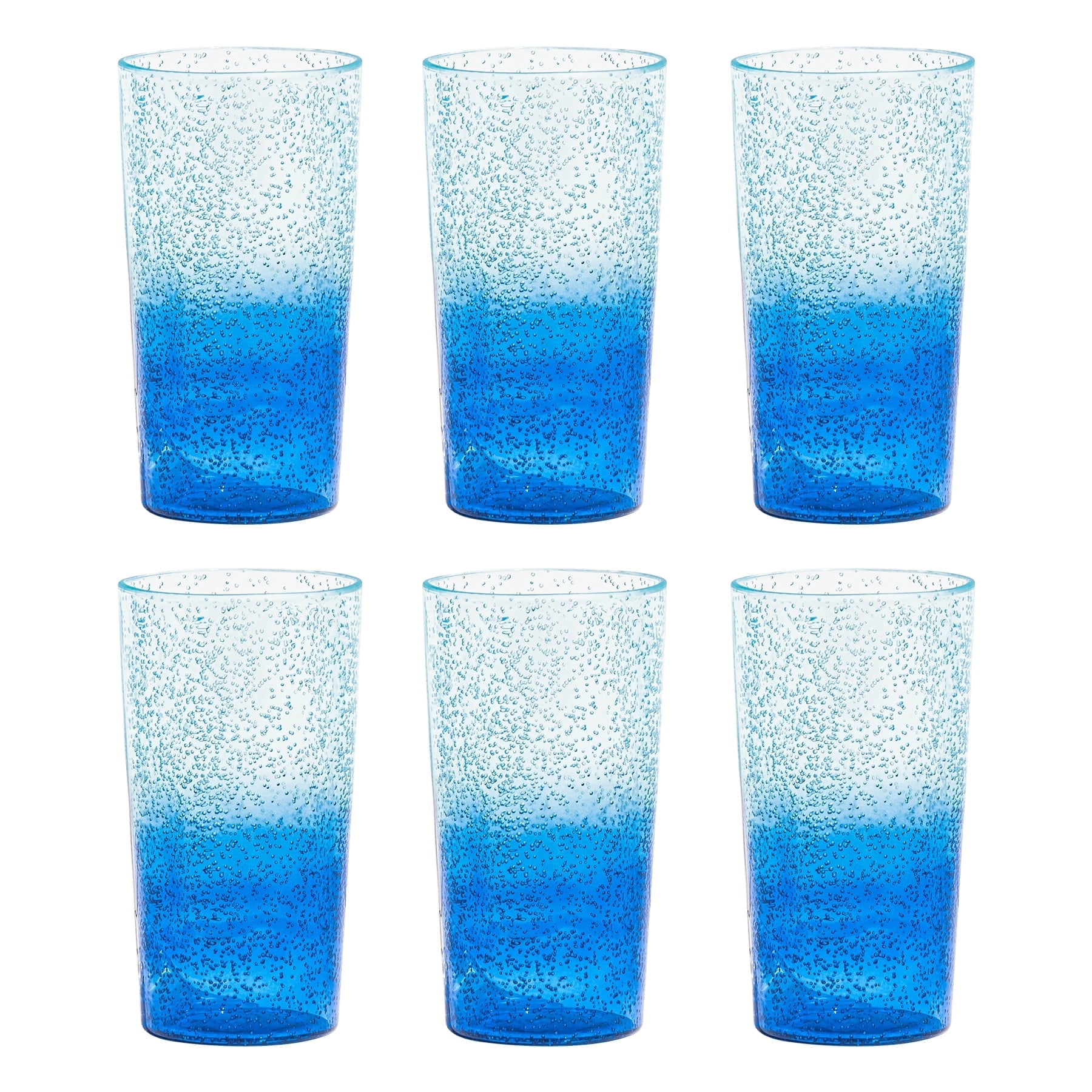Diamond Ocean Blue Bicchiere Acqua 30 cl Set 6 Pz In Vetro Colorato Bl – Bormioli Rocco