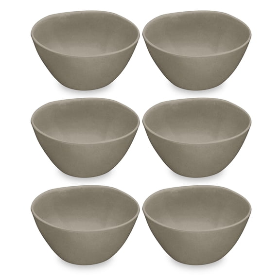 Abode Homewares by TarHong Planta Matte Dune Cereal Bowl, 6" / 13.5 ozSet of 6