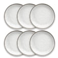 thumbnail image 1 of Abode Homewares by TarHong Retreat Pottery White Bamboo, Dinner Plate 10.5 x 0.9", Set of 6, 1 of 2