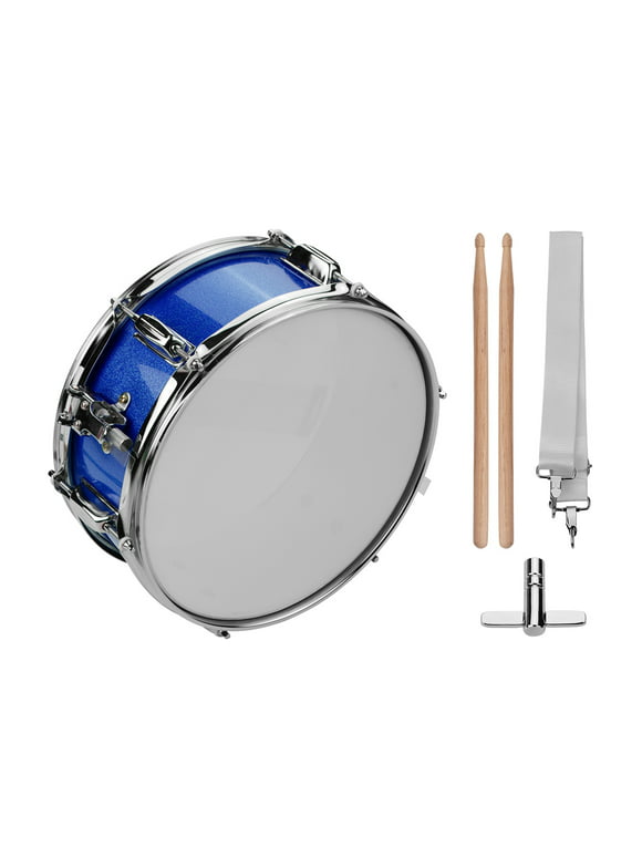Abody 12inch Snare Drum Head with Drumsticks Shoulder Strap Drum Key for Student Band