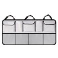 thumbnail image 1 of Abody Car Back S-Eat Organizer Storage Bag Tissue Box Travel Holder Pouch, Grey, 1 of 7
