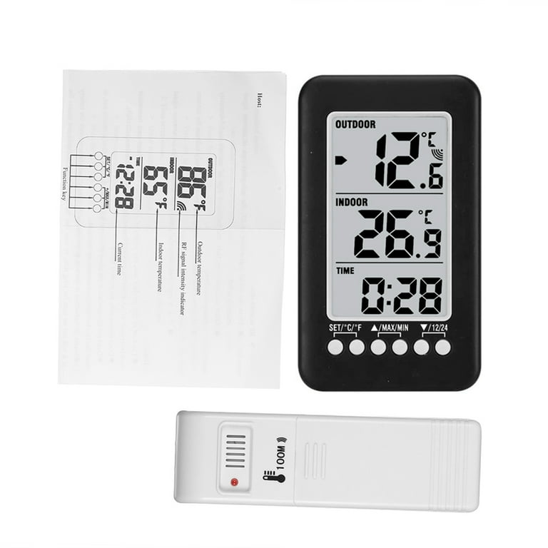 Indoor Thermometer Clocks at