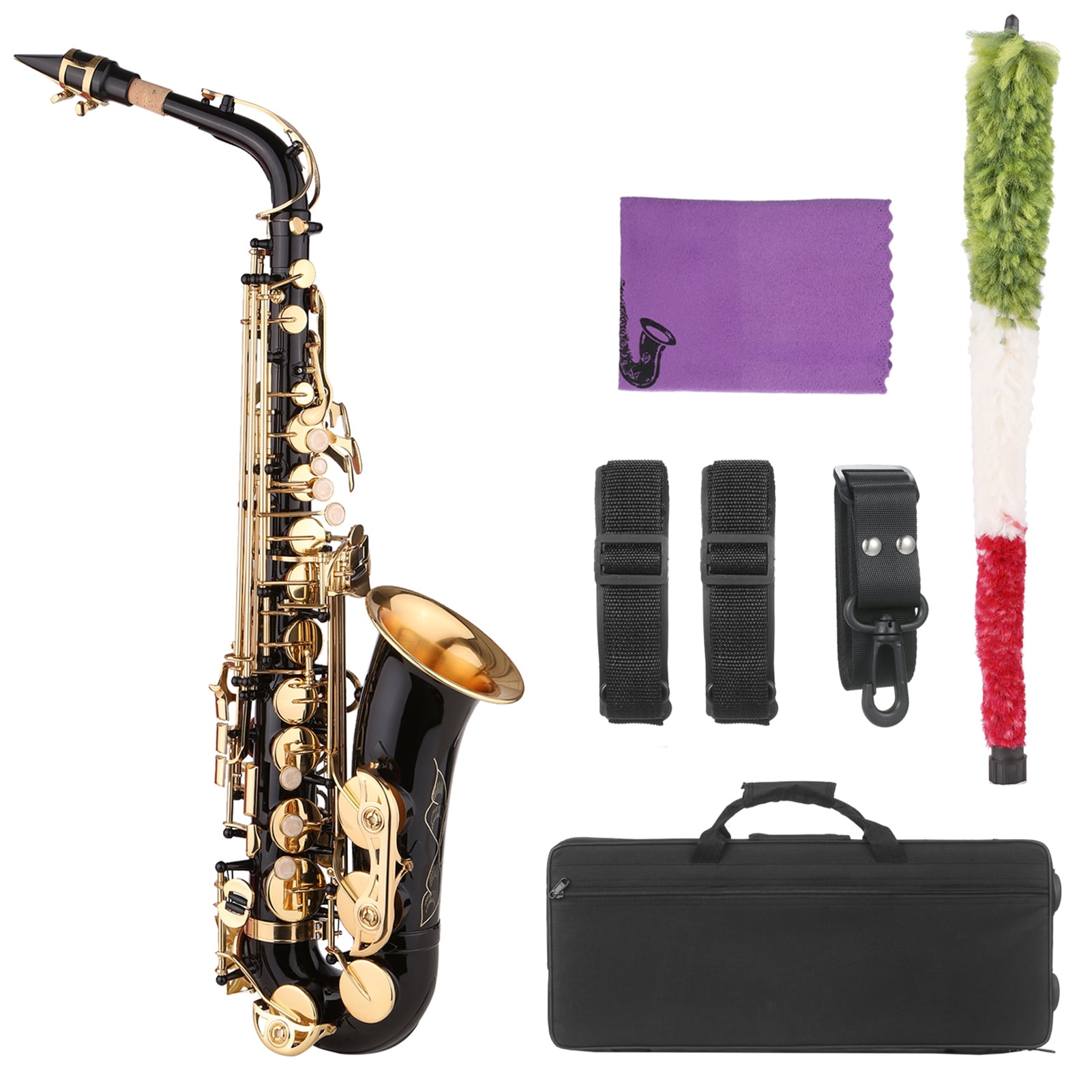 Children Saxophone Toy Professional for Saxophone Players for Saxophone  Lovers(Silver, Black)