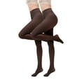 thumbnail image 1 of Abomasnow 2 Pairs Opaque Tights for Women 80D/90D Microfiber Control Footed Pantyhose High Waist Stretchy Stocking, 1 of 1