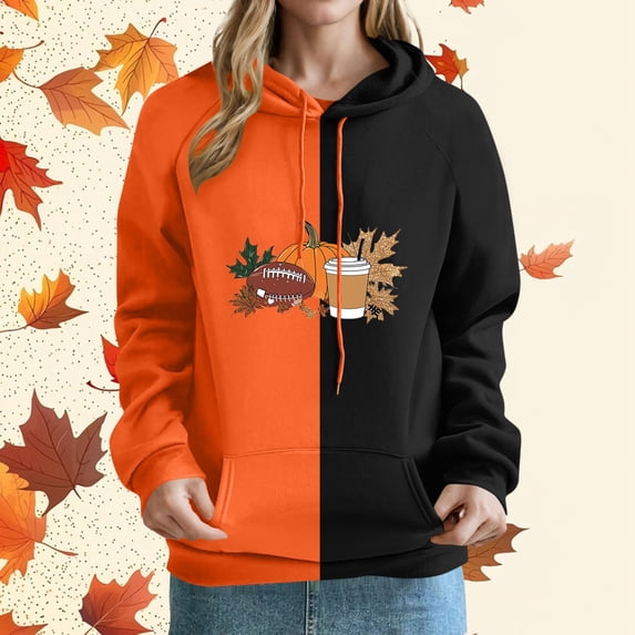 Abomasnow Abomasnow Women's Hoodies & Sweatshirts Oversized Long Sleeve Christmas Print Drawstring Hoodies Fall Fashion Tops Clothes
