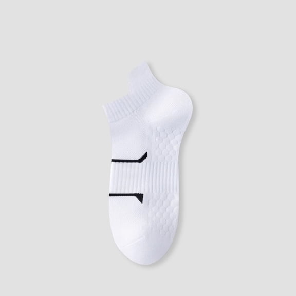 Abomasnow Ankle Compression Socks for Women Men Arch Support Low Cut Cushioned Anti-Blister Athletic Running Socks