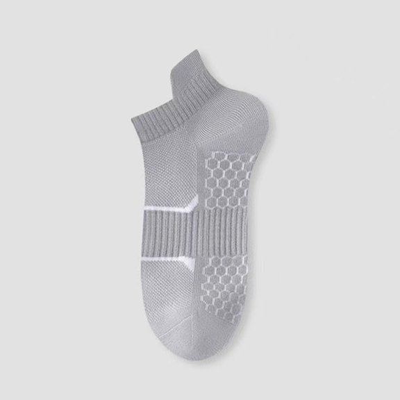 Abomasnow Ankle Compression Socks for Women Men Arch Support Low Cut Cushioned Anti-Blister Athletic Running Socks