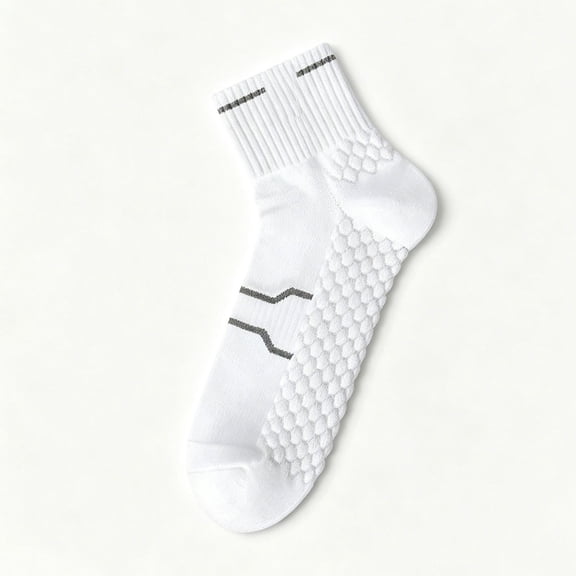 Abomasnow Ankle Compression Socks for Women Men Breathable Thick Non Slip Mid Support Athletic Running Workout Socks