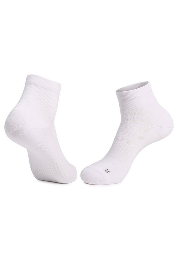 Bamboo Viscose Running Compression Quarter Socks Women Moisture Wicking Anti Blister Athletic Ankle Cushion