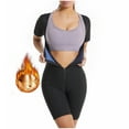 thumbnail image 1 of Abomasnow Bodysuits for Women Short Sleeve Tummy Control Body Shaper with Zipper Butt Lifting Open Bust Thigh Slimmer Shapewear, 1 of 9