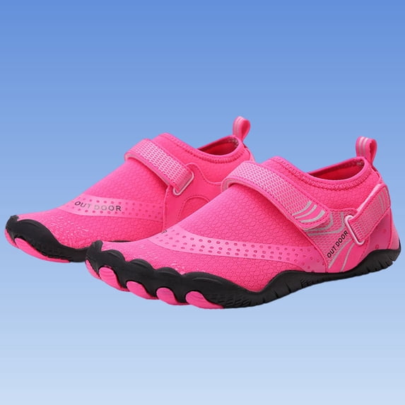 Abomasnow Boy Girls Outdoor Hiking Shoes Quick Dry Non Slip Barefoot Shoes with Wide Toe Box