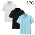 thumbnail image 1 of Abomasnow Boy Girls Quick Dry Shirts Kids Short Sleeve Collared Shirt Performance Moisture Wicking Casual Workout Shirt, 1 of 9