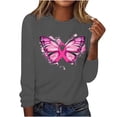 thumbnail image 1 of Abomasnow Breast Cancer Sweatshirt for Women, Pink Ribbon Pullover Breast Cancer Awareness Hoodie Cancer Fighter Long Sleeve Tops Casual Fall Fashion Blouse Tee Shirts, 1 of 4