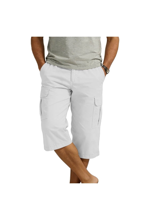 Cargo Shorts for Men Casual Summer Knee Length Bermuda Shorts with Multi-Pockets S-2XL