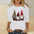 thumbnail image 1 of Abomasnow Christmas Shirts for Women Long Sleeve Crewneck Pullover Tops Funny Garden Gnome Graphic Tees for Family S-5XL, 1 of 5