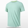 thumbnail image 1 of Abomasnow Clearance Sales Today! Men's Quick Dry Workout Shirts Loose Fit Short Sleeve Athletic Running Hiking Gym Active Top Tee Performance Shirts, 1 of 1