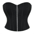 thumbnail image 1 of Abomasnow Corset Tops for Women Vintage Solid Gothic Bustier Bodyshaper Top Trendy Strapless Overbust Shapewear Tops Lingerie on Clearance, 1 of 8